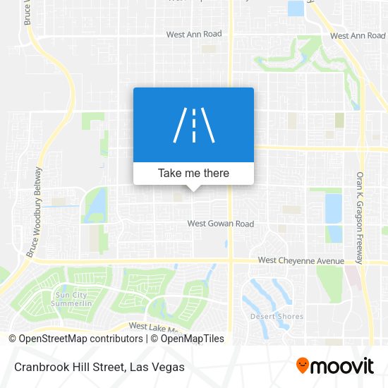 Cranbrook Hill Street map