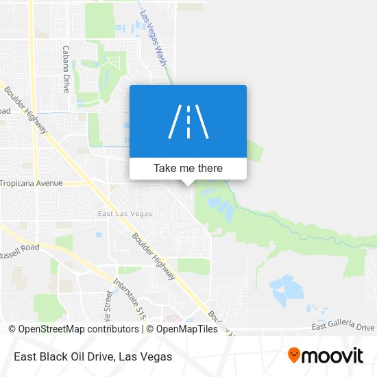 East Black Oil Drive map