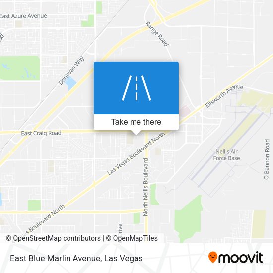 East Blue Marlin Avenue map