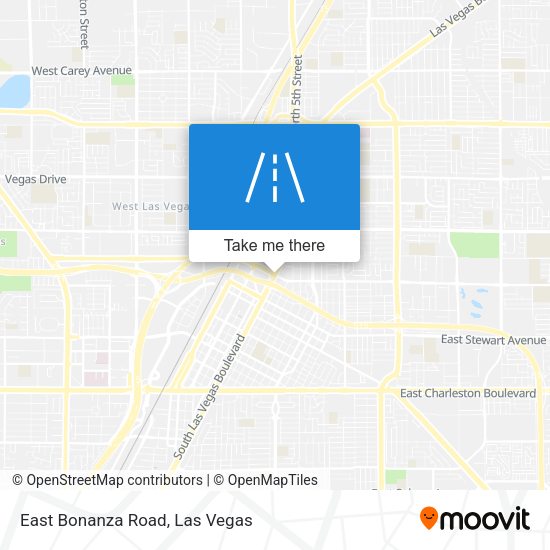 East Bonanza Road map