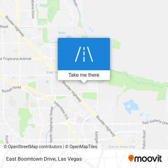 East Boomtown Drive map