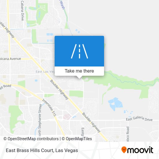 East Brass Hills Court map