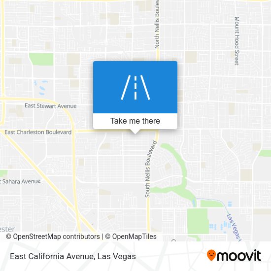 East California Avenue map