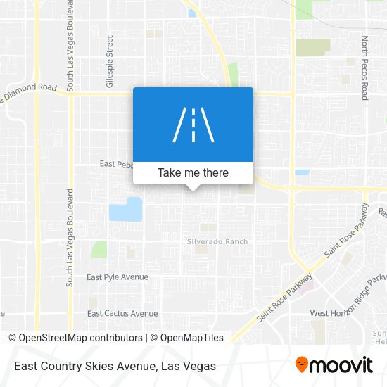East Country Skies Avenue map