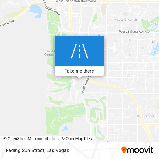 Mapa de Fading Sun Street