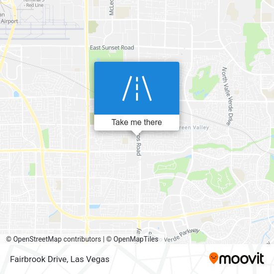 Mapa de Fairbrook Drive