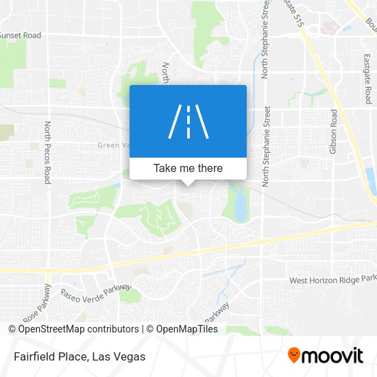 Mapa de Fairfield Place