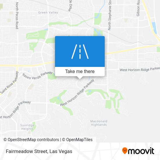 Fairmeadow Street map