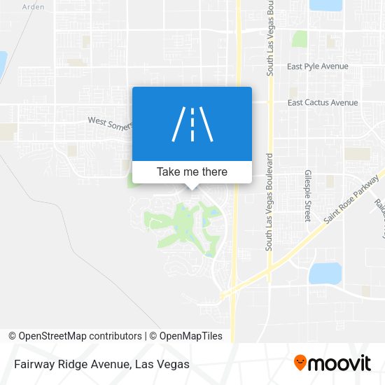 Mapa de Fairway Ridge Avenue