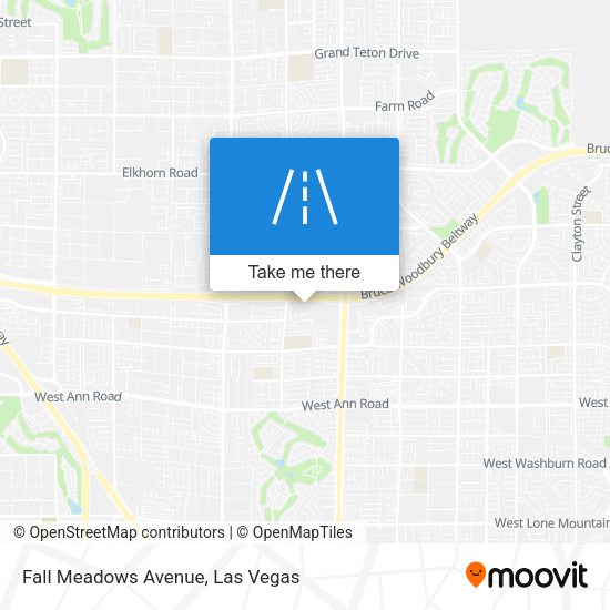 Mapa de Fall Meadows Avenue