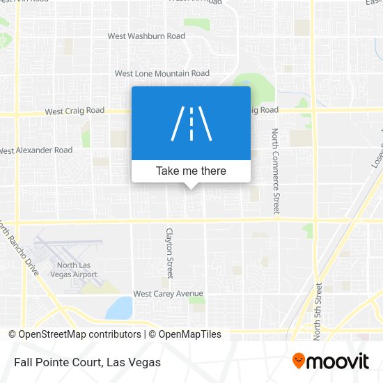 Mapa de Fall Pointe Court