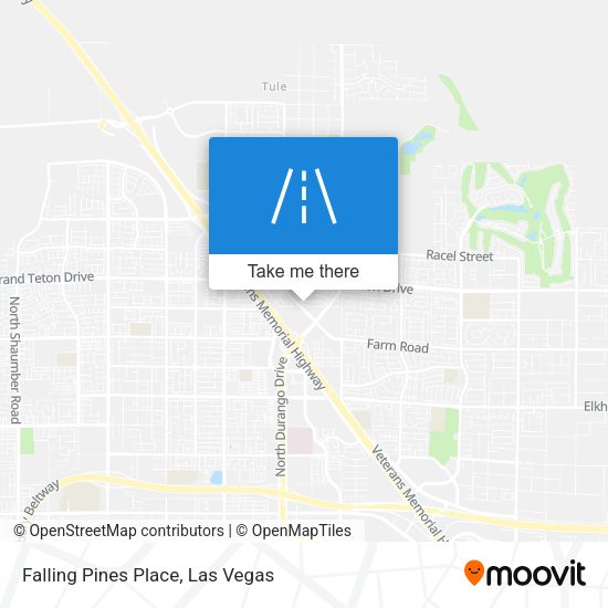 Falling Pines Place map