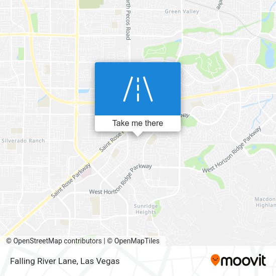 Mapa de Falling River Lane