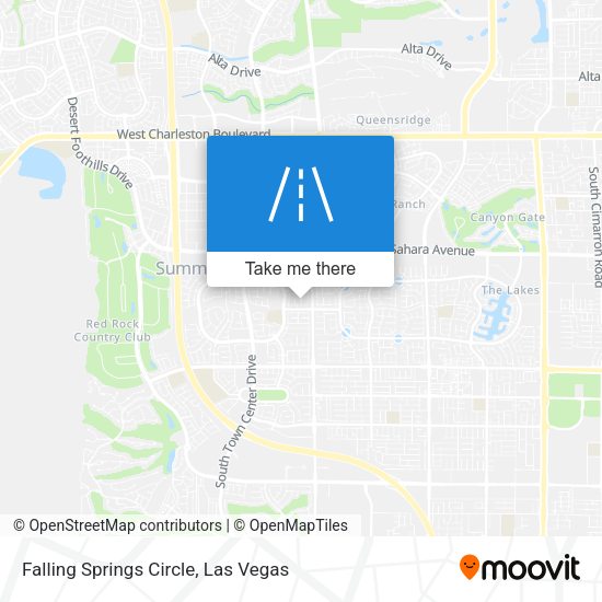 Falling Springs Circle map
