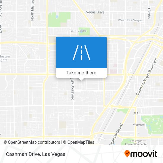Cashman Drive map