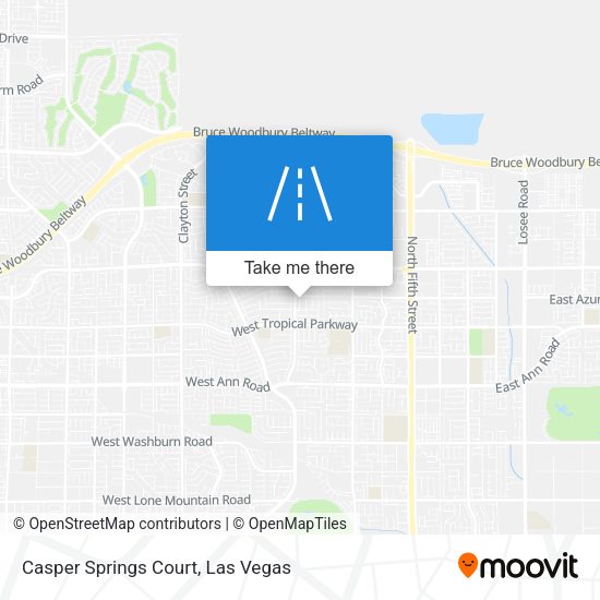Mapa de Casper Springs Court