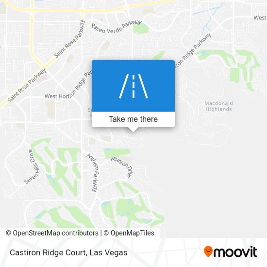 Castiron Ridge Court map