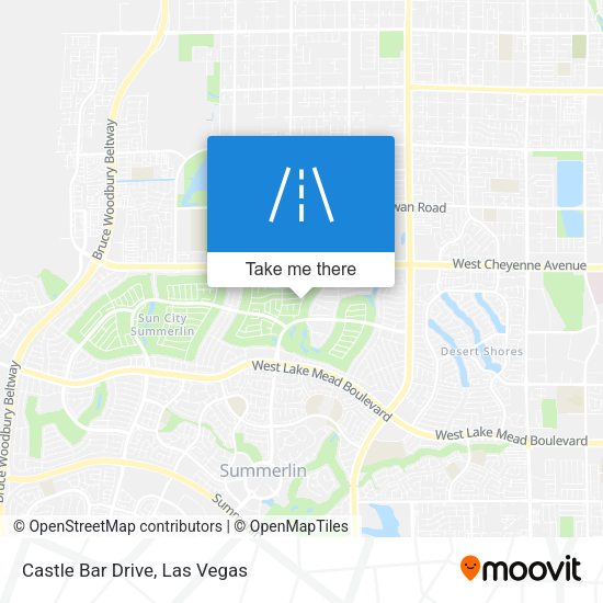 Castle Bar Drive map