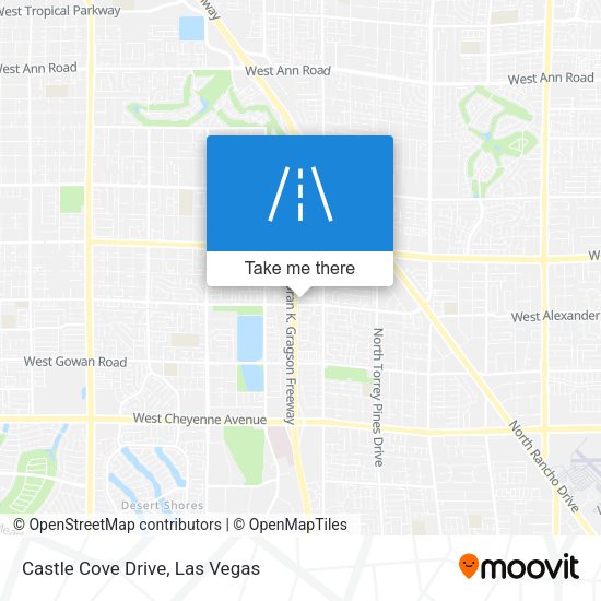Castle Cove Drive map
