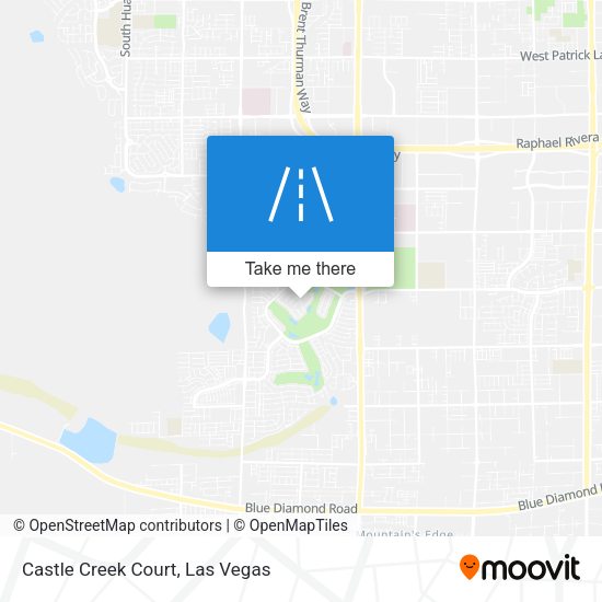 Castle Creek Court map