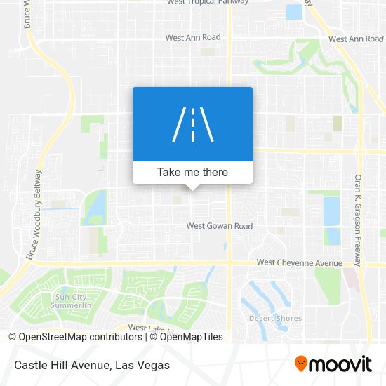 Castle Hill Avenue map