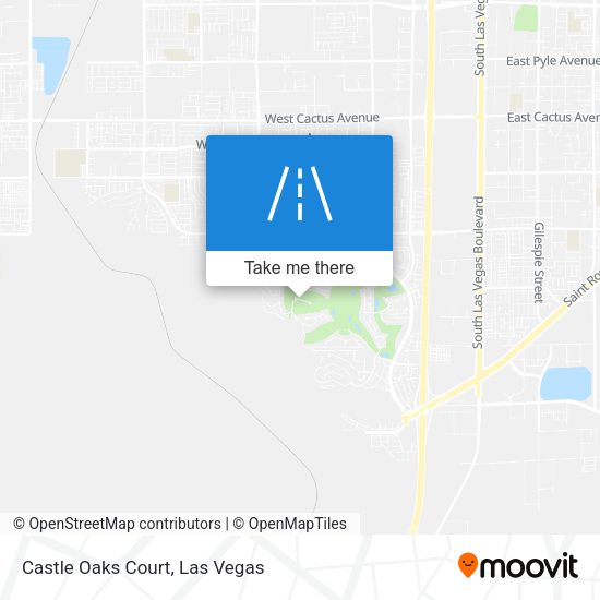Castle Oaks Court map