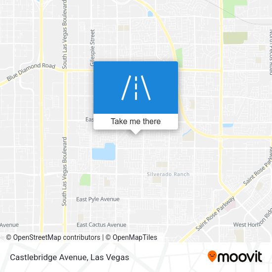 Castlebridge Avenue map