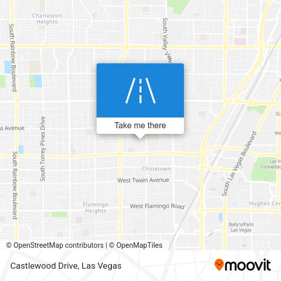 Castlewood Drive map