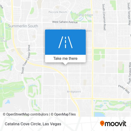 Catalina Cove Circle map