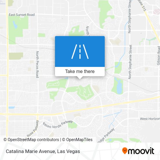 Catalina Marie Avenue map