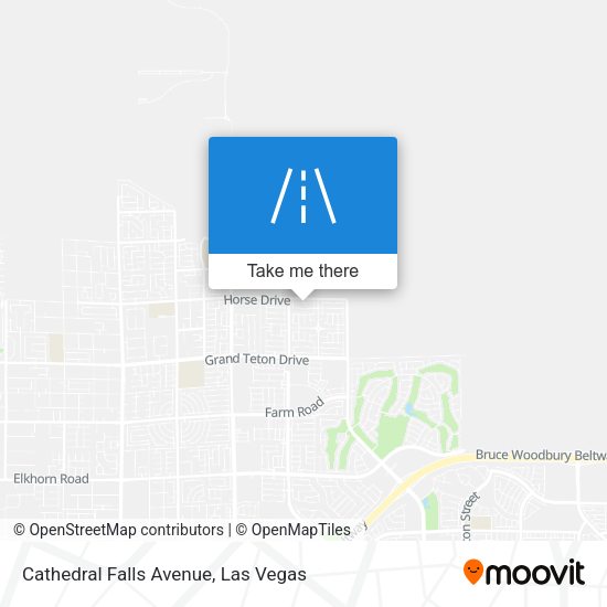 Cathedral Falls Avenue map