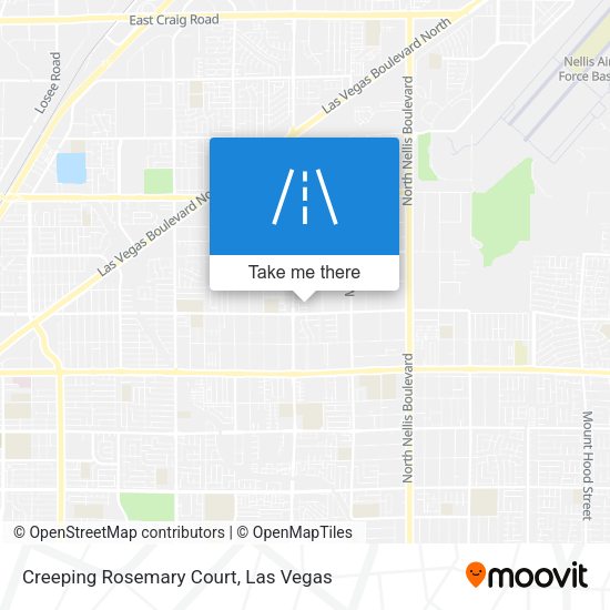 Mapa de Creeping Rosemary Court