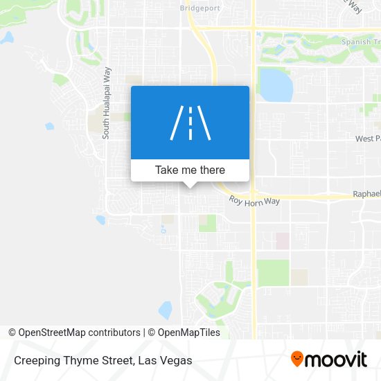 Creeping Thyme Street map