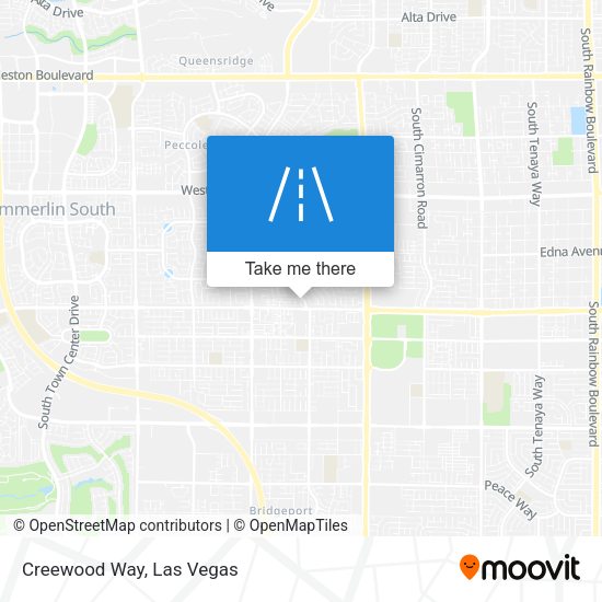 Mapa de Creewood Way