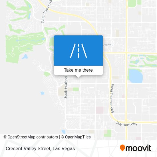 Mapa de Cresent Valley Street