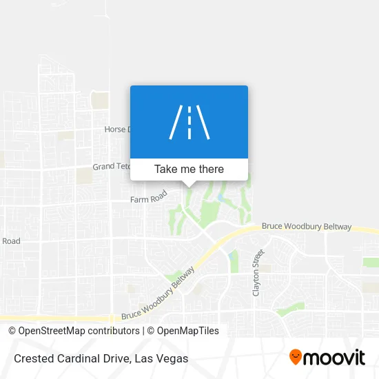 Crested Cardinal Drive map