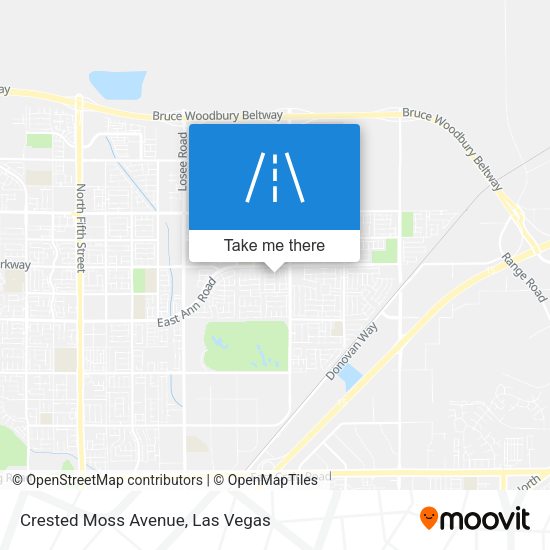 Crested Moss Avenue map