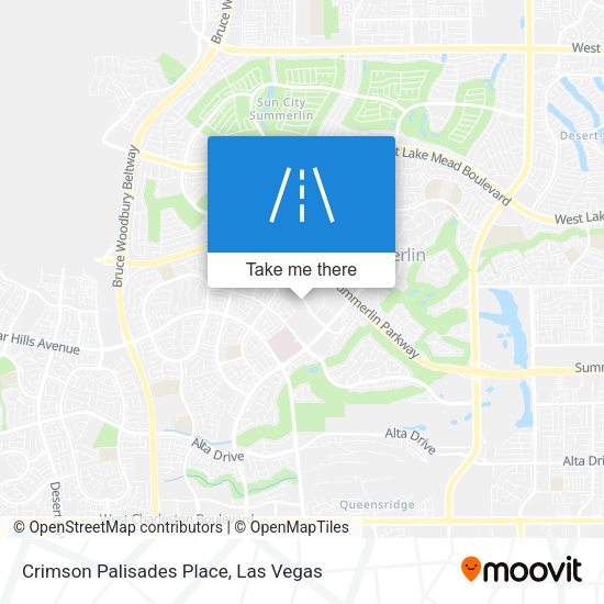 Crimson Palisades Place map