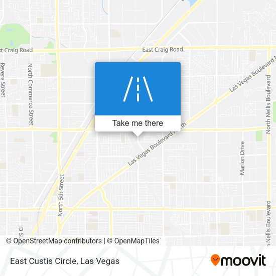 East Custis Circle map
