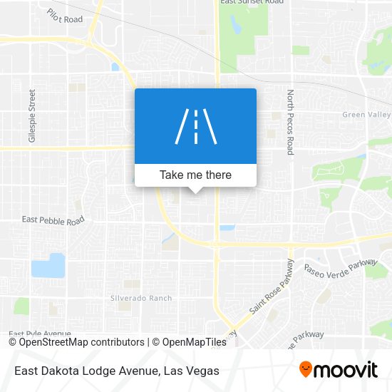East Dakota Lodge Avenue map