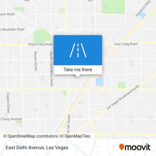 Mapa de East Delhi Avenue