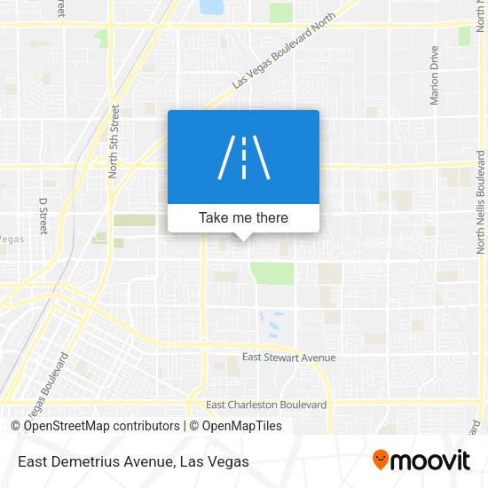 East Demetrius Avenue map