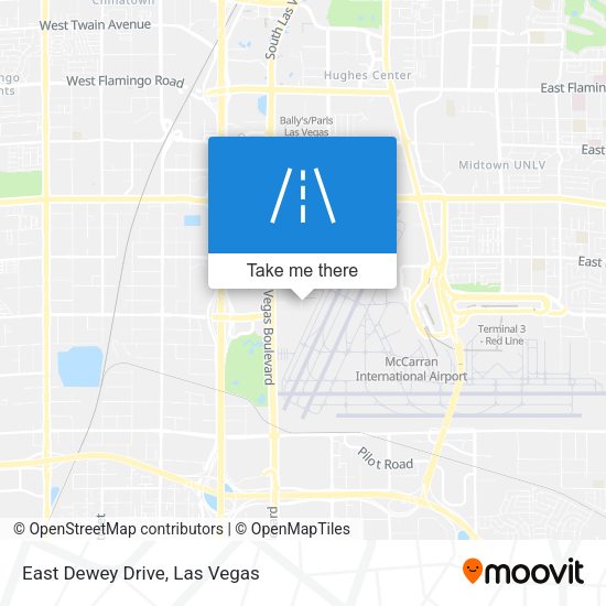 Mapa de East Dewey Drive
