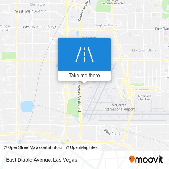 East Diablo Avenue map