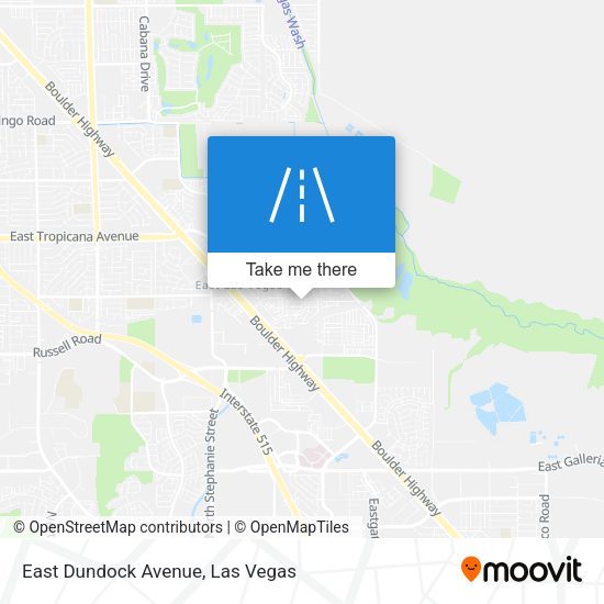 East Dundock Avenue map