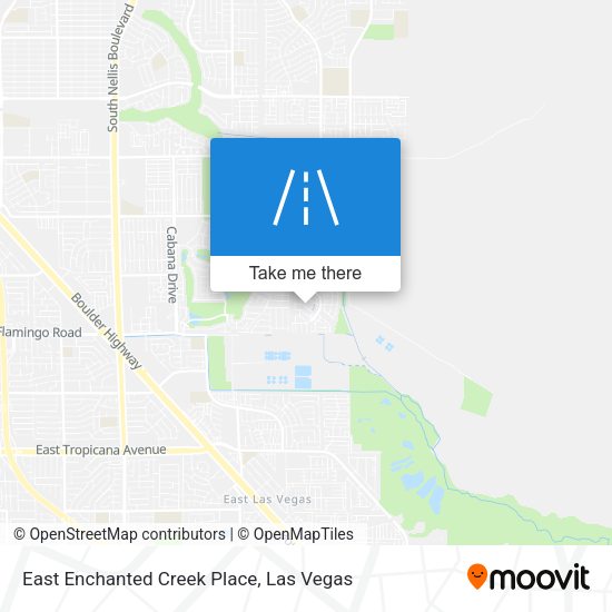 Mapa de East Enchanted Creek Place