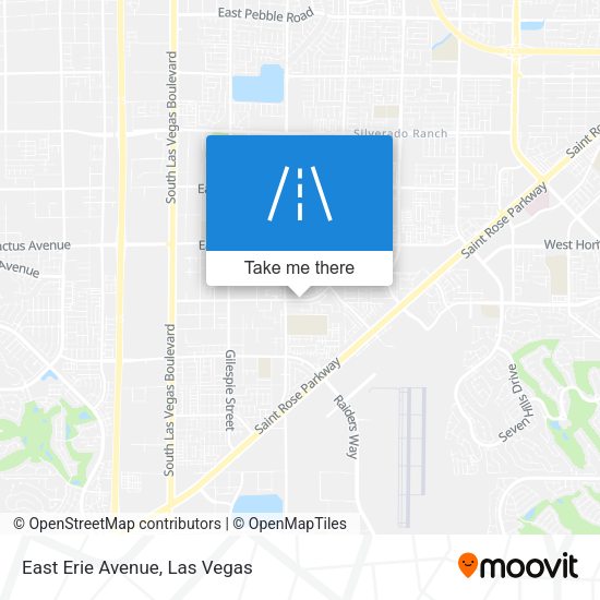 Mapa de East Erie Avenue