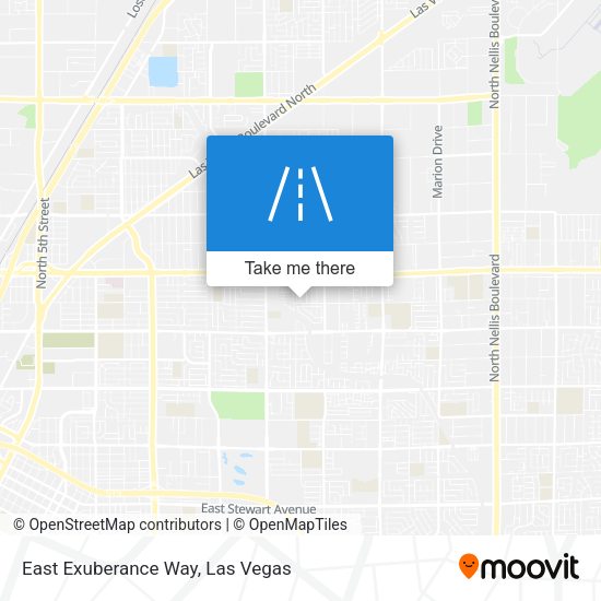 Mapa de East Exuberance Way