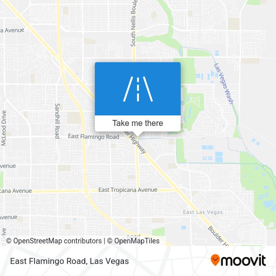 Mapa de East Flamingo Road