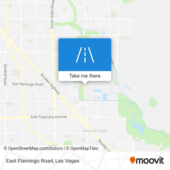 East Flamingo Road map
